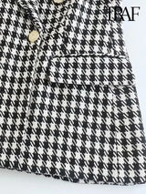 Houndstooth Blazer