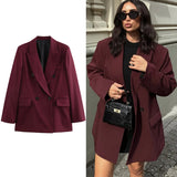 Burgundy Blazer