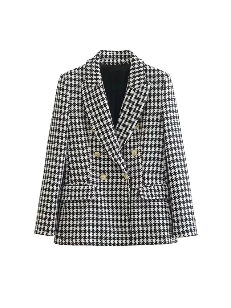 Houndstooth Blazer