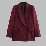 Burgundy Blazer